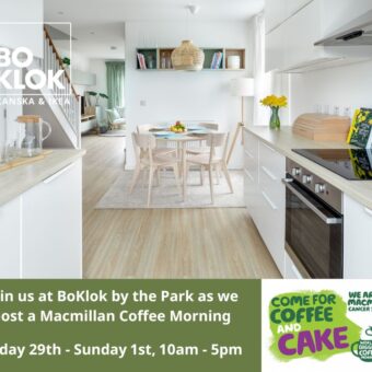 BoKlok by the Park Macmillan Coffee Morning